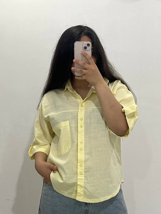 شومیز لینن کره ای