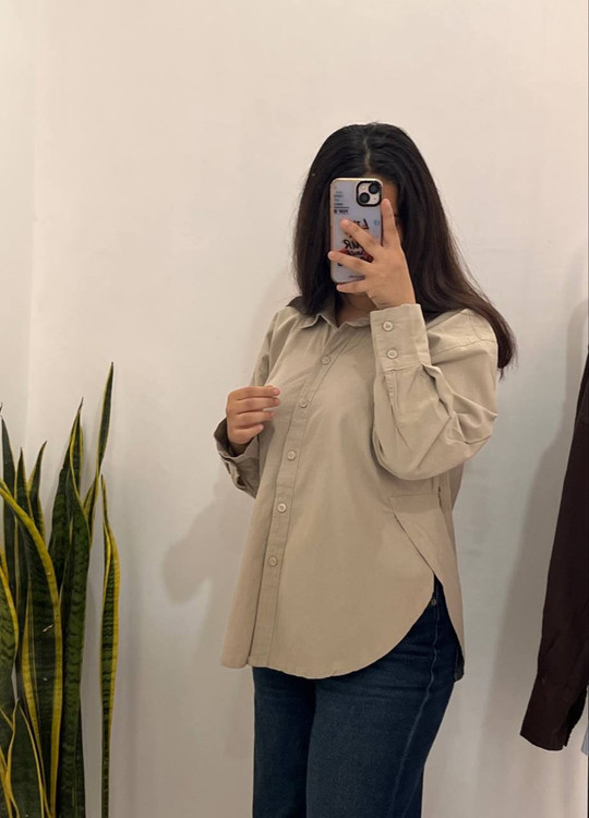 شومیز بغل هلال کرمی